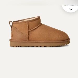 UGG Classic Mini Boot Sheepskin Lining Chestnut size 7